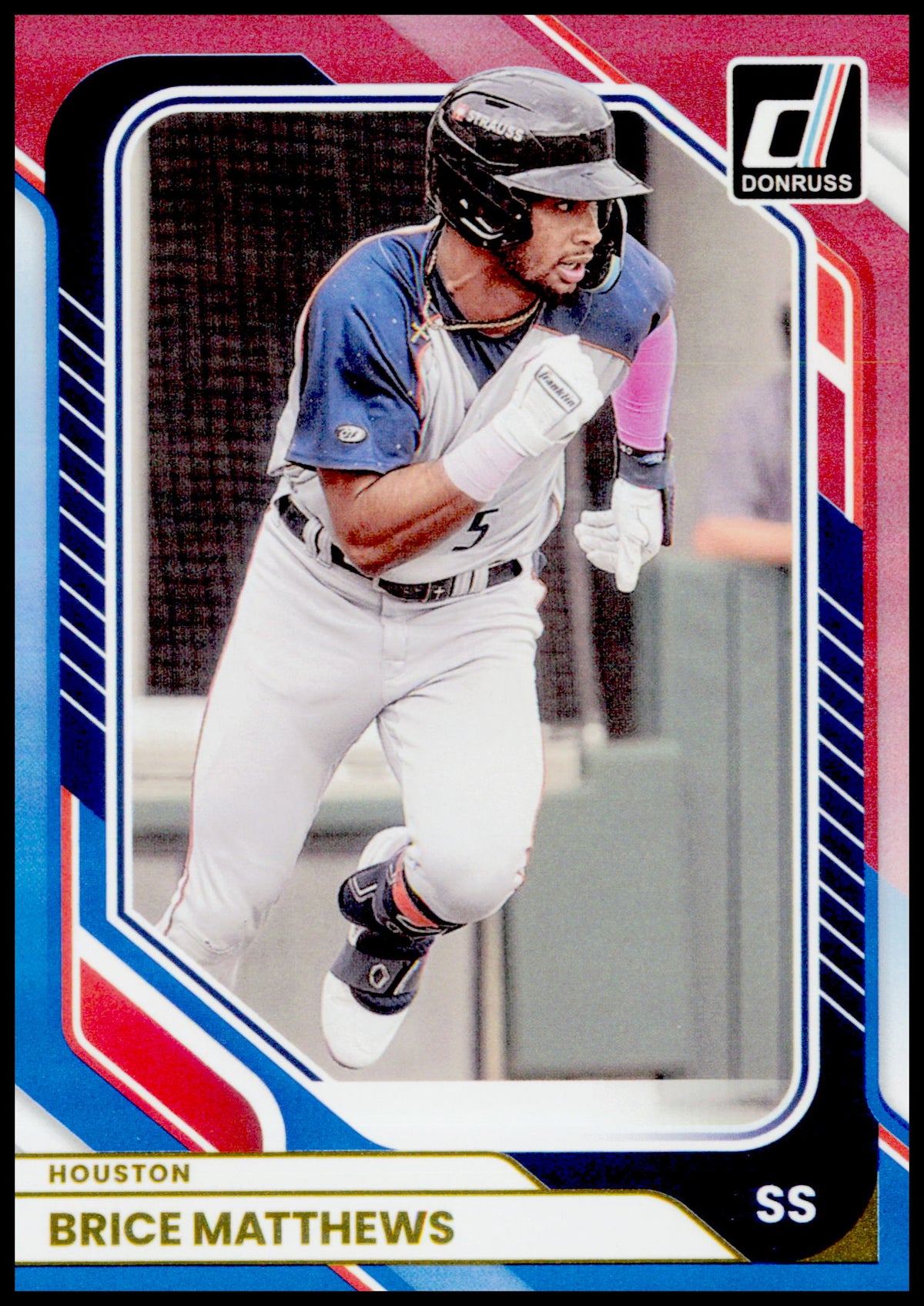2026 Donruss Brice Matthews Card Red and Blue RC Houston Astros