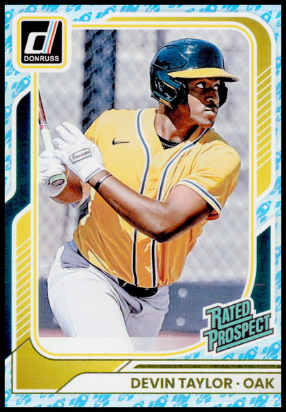 2026 Donruss Devin Taylor Card Rockets Athletics