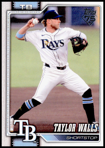 2026 Topps Taylor Walls Card Tampa Bay Rays