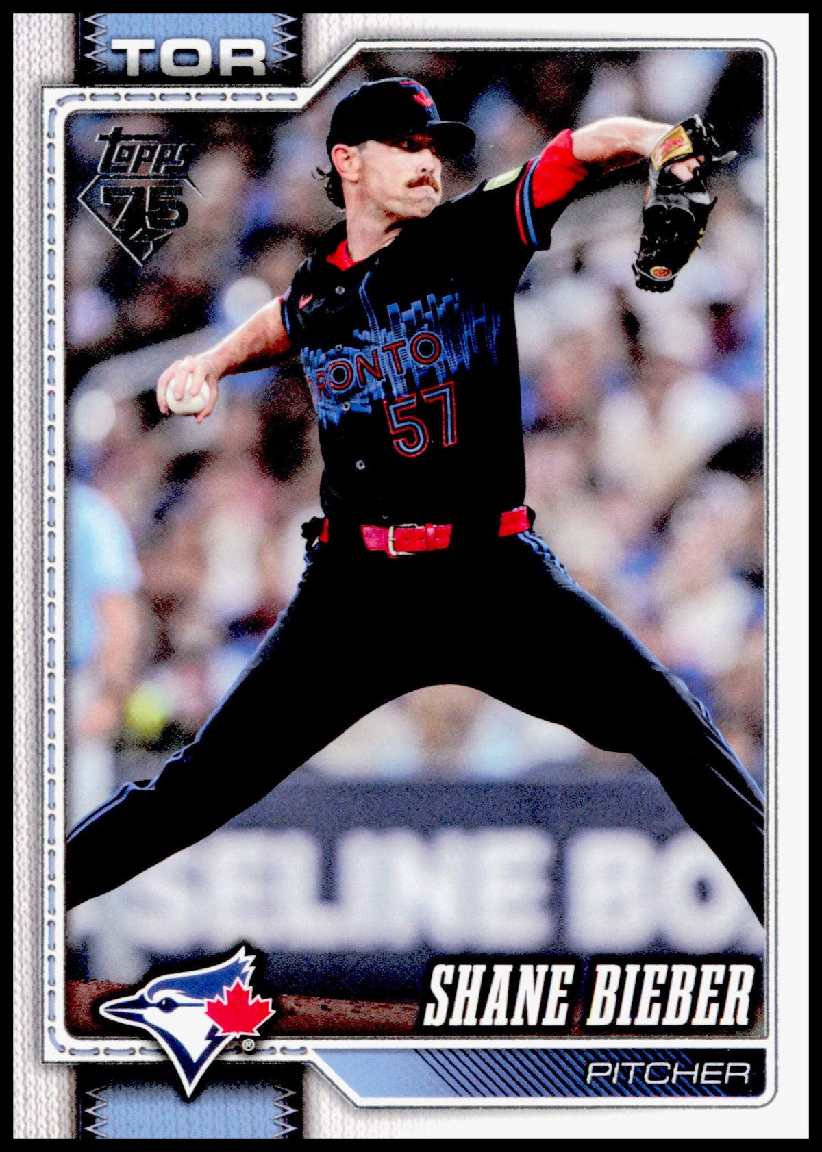 2026 Topps Shane Bieber Card Toronto Blue Jays