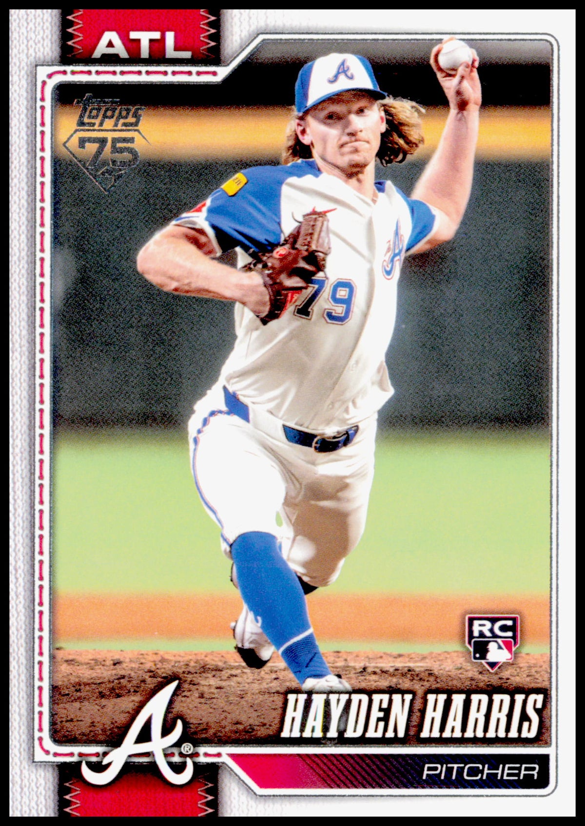 2026 Topps Hayden Harris Card RC Atlanta Braves