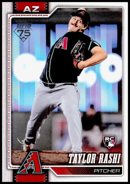 2026 Topps Taylor Rashi Card RC Arizona Diamondbacks