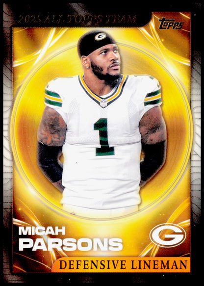 2026 Topps Flagship Micah Parsons Card 2025 All Topps Team Green Bay Packers