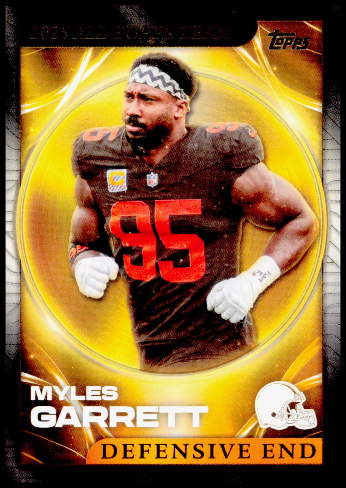 2026 Topps Flagship Myles Garrett Card 2025 All Topps Team Cleveland Browns