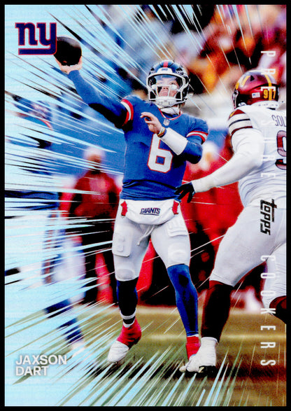 2026 Topps Flagship Jaxson Dart Card Pressure Cookers New York Giants
