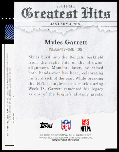 2026 Topps Flagship Tetairoa McMillan Card Big Ticket Players Carolina Panthers