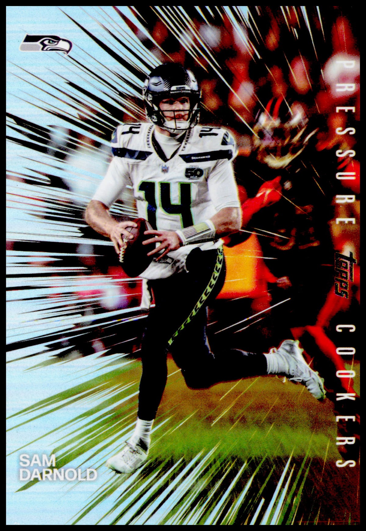 2026 Topps Flagship Sam Darnold Card Pressure Cookers Seattle Seahawks