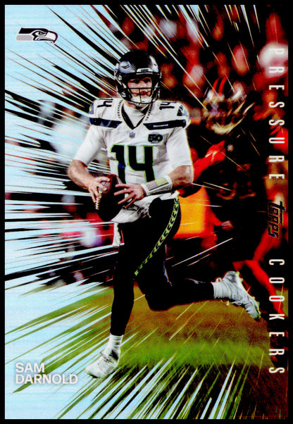 2026 Topps Flagship Sam Darnold Card Pressure Cookers Seattle Seahawks