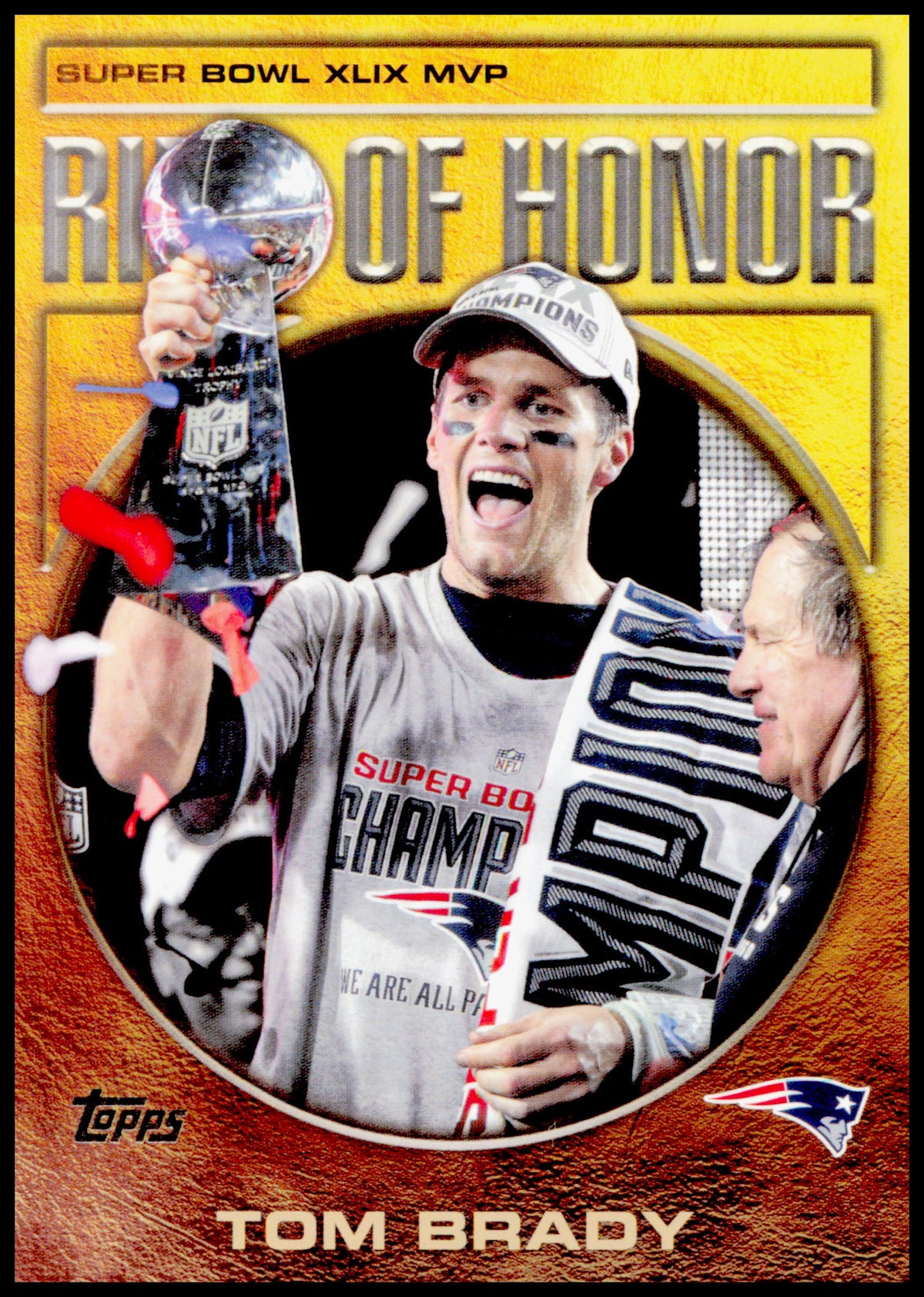 2026 Topps Flagship Tom Brady Card Ring of Honor New England Patriots