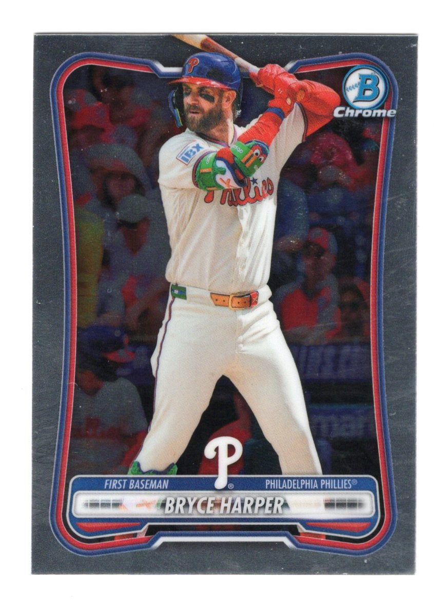 2026 Bowman Chrome Bryce Harper Card Philadelphia Phillies
