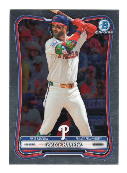 2026 Bowman Chrome Bryce Harper Card Philadelphia Phillies