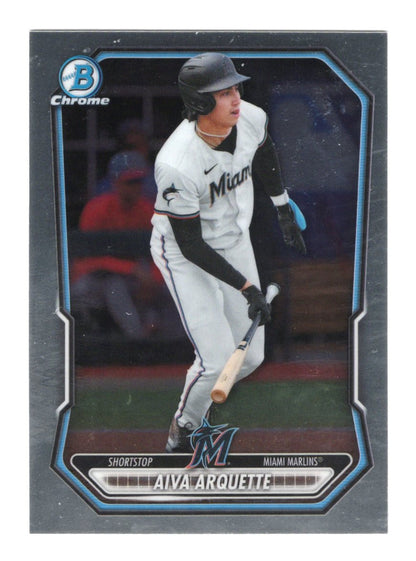 2026 Bowman Chrome Aiva Arquette Card Bowman Miami Marlins