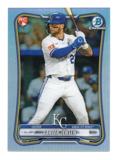 2026 Bowman Chrome Carter Jensen Card Kansas City Royals