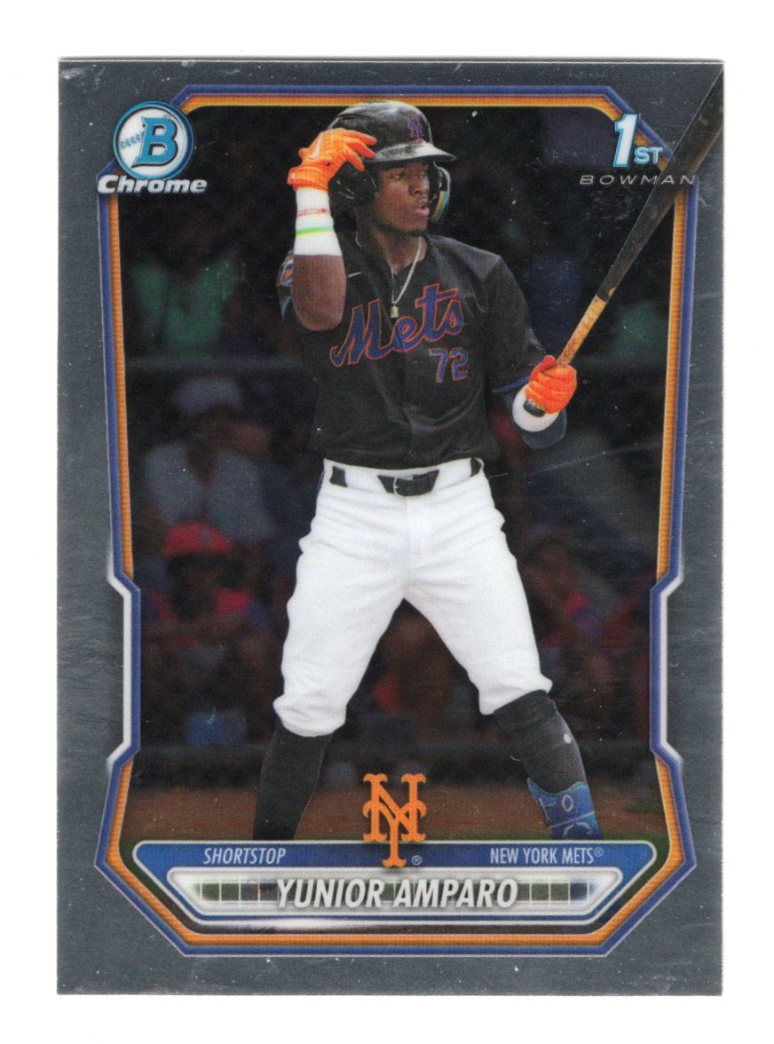 2026 Bowman Chrome Yunior Amparo Card Prospects New York Mets