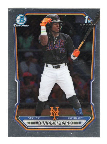 2026 Bowman Chrome Yunior Amparo Card Prospects New York Mets