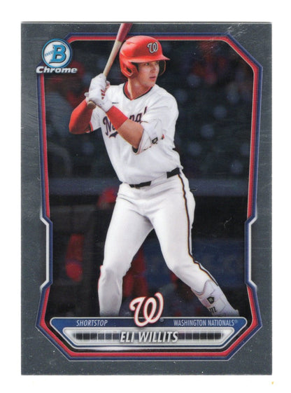 2026 Bowman Chrome Eli Willits Card Prospects Washington Nationals