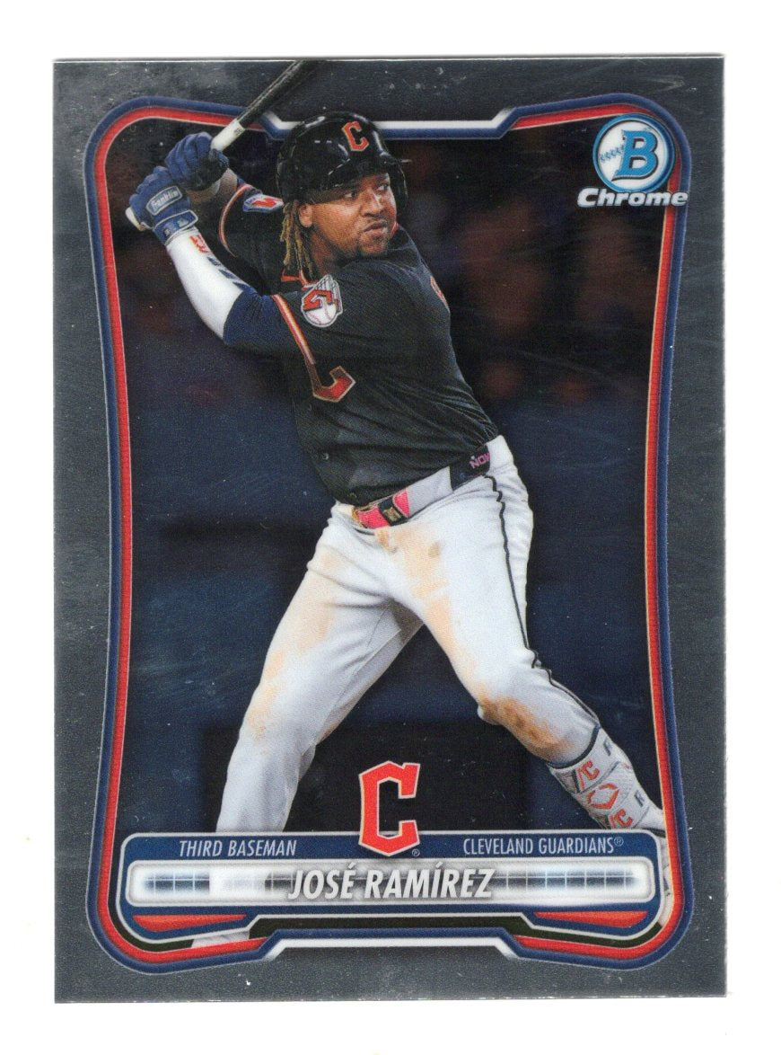 2026 Bowman Chrome José Ramírez Card Cleveland Guardians