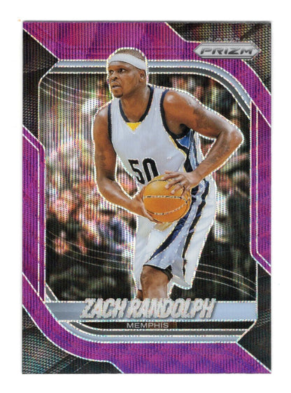 2025-26 Panini Prizm Zach Randolph Card Purple Wave Prizm Memphis Grizzlies