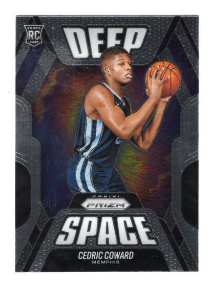 2025-26 Panini Prizm Cedric Coward Card Deep Space Memphis Grizzlies
