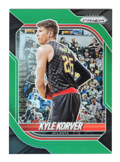 2025-26 Panini Prizm Kyle Korver Card Green Prizm Atlanta Hawks