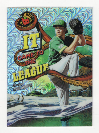 2026 Bowman Chrome Jamie Arnold Card It Came to the League Mojo Refractor