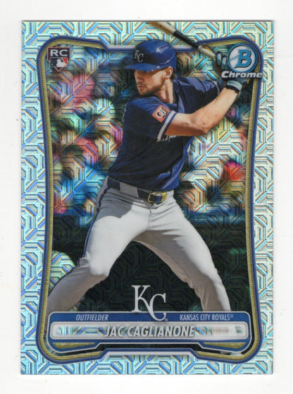 2026 Bowman Chrome Jac Caglianone Card Mojo Refractor RC Kansas City Royals