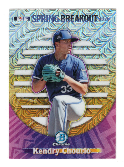 2026 Bowman Chrome Kendry Chourio Spring Breakout 2026 Mojo Refractor Royals