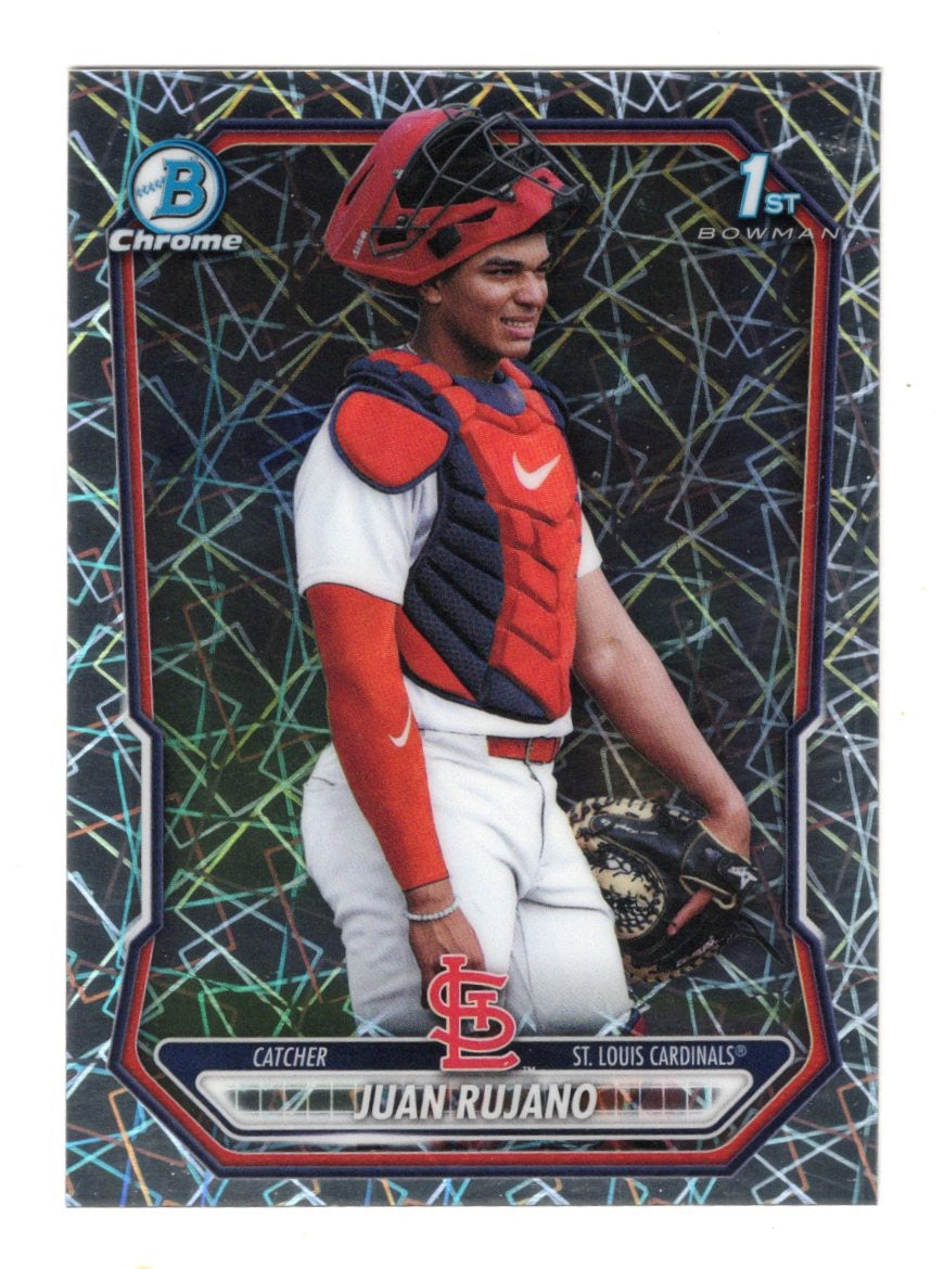 2026 Bowman Chrome Juan Rujano Card Prospects Laser St. Louis Cardinals