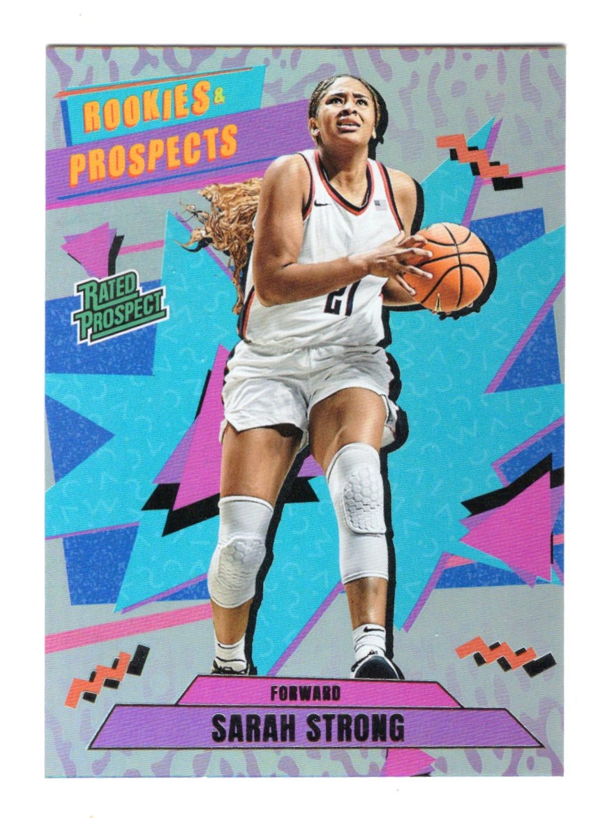 2026 Panini Decades 90s Pop Culture Sarah Strong Card Connecticut Huskies