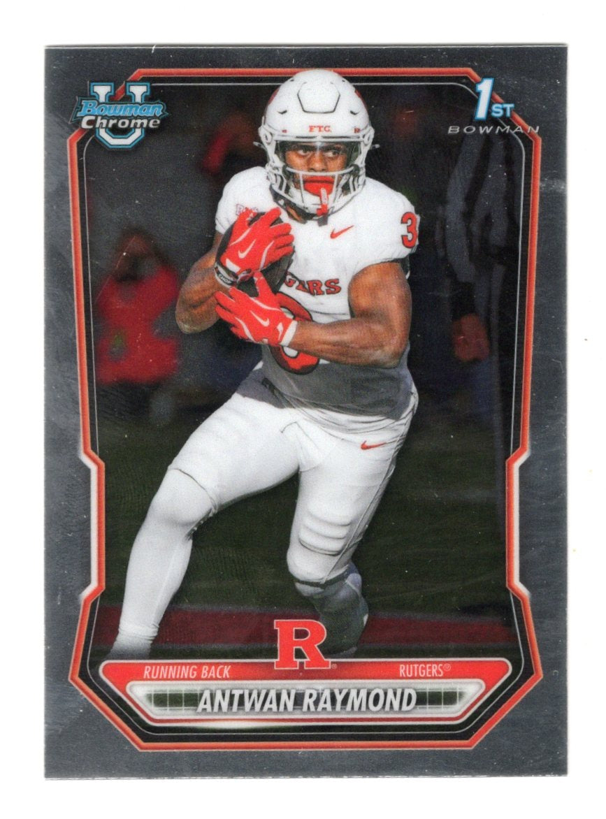 2026 Bowman Antwan Raymond Card Chrome Prospects Rutgers Scarlet Knights