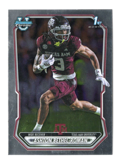 2026 Bowman Ashton Bethel-Roman Card Chrome Prospects Texas A&M Aggies