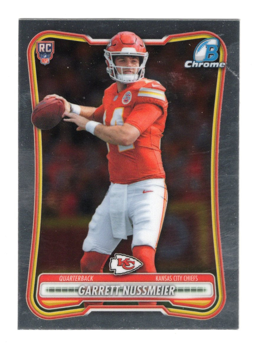 2026 Bowman Garrett Nussmeier Card Chrome Kansas City Chiefs