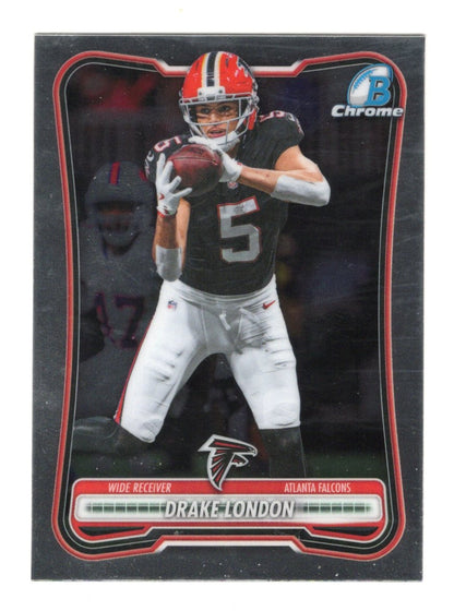2026 Bowman Drake London Card Chrome Atlanta Falcons