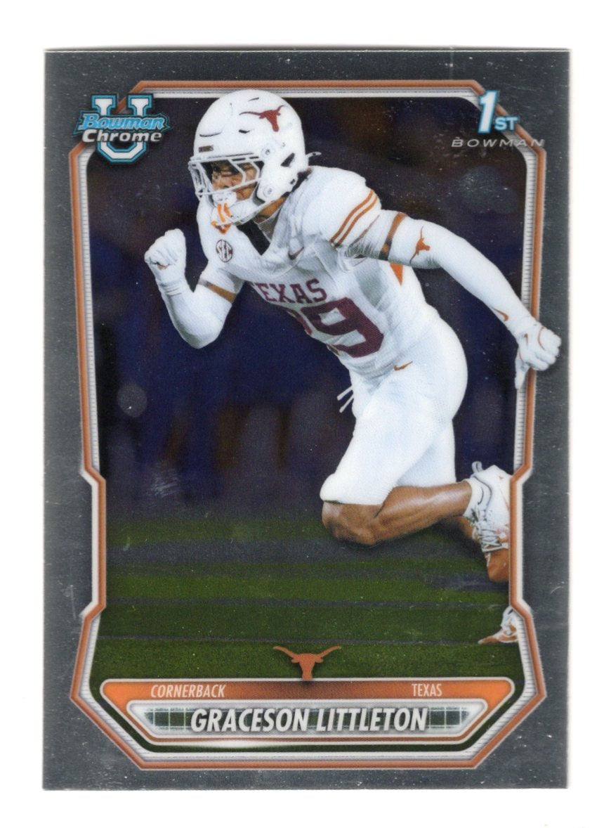 2026 Bowman Graceson Littleton Card Chrome Prospects Texas Longhorns