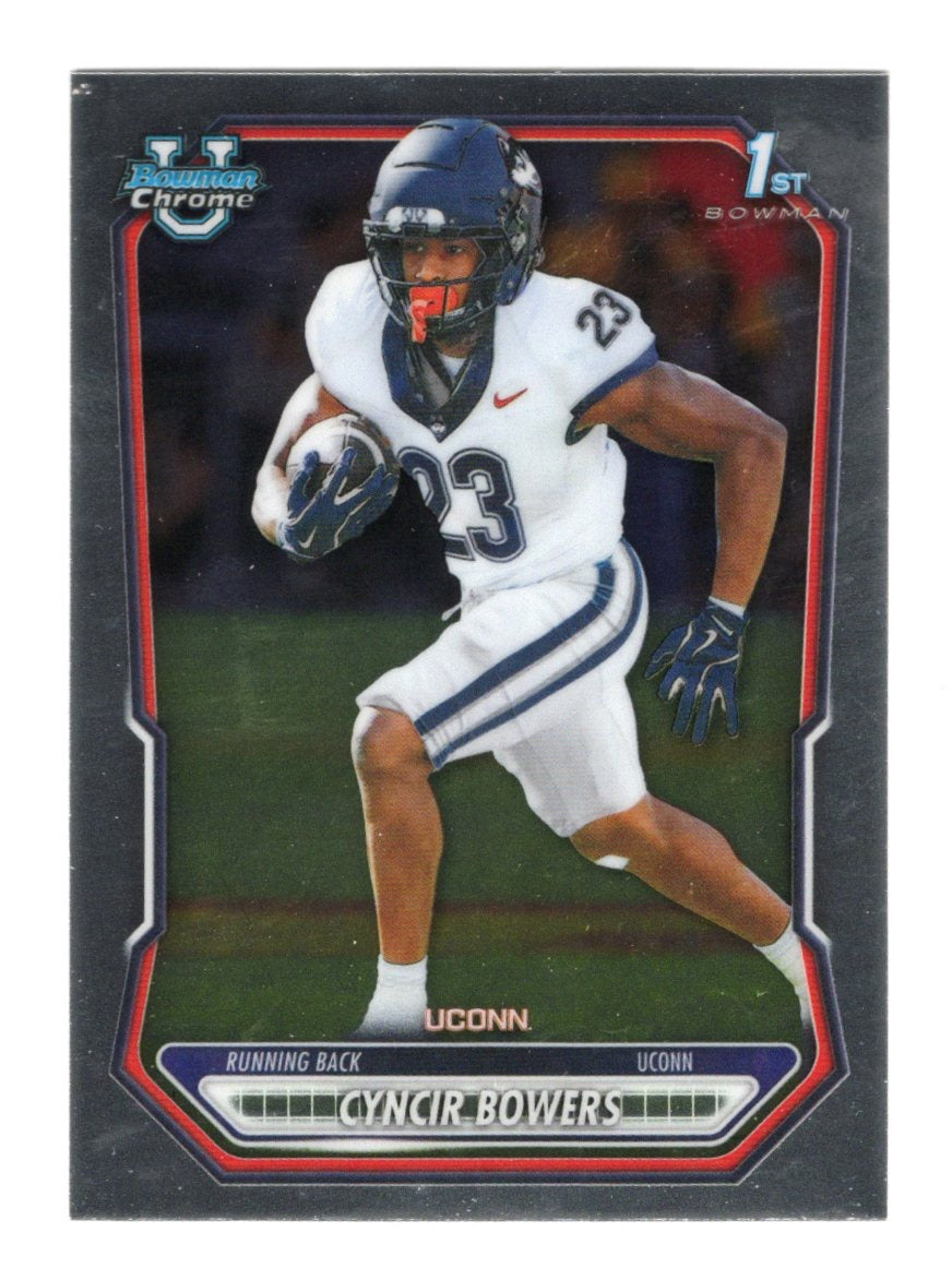 2026 Bowman Cyncir Bowers Card Chrome Prospects Connecticut Huskies