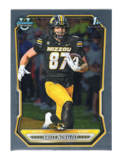 2026 Bowman Brett Norfleet Card Chrome Prospects Missouri Tigers