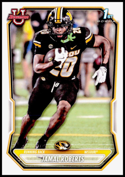 2026 Bowman Jamal Roberts Card Prospects Missouri Tigers