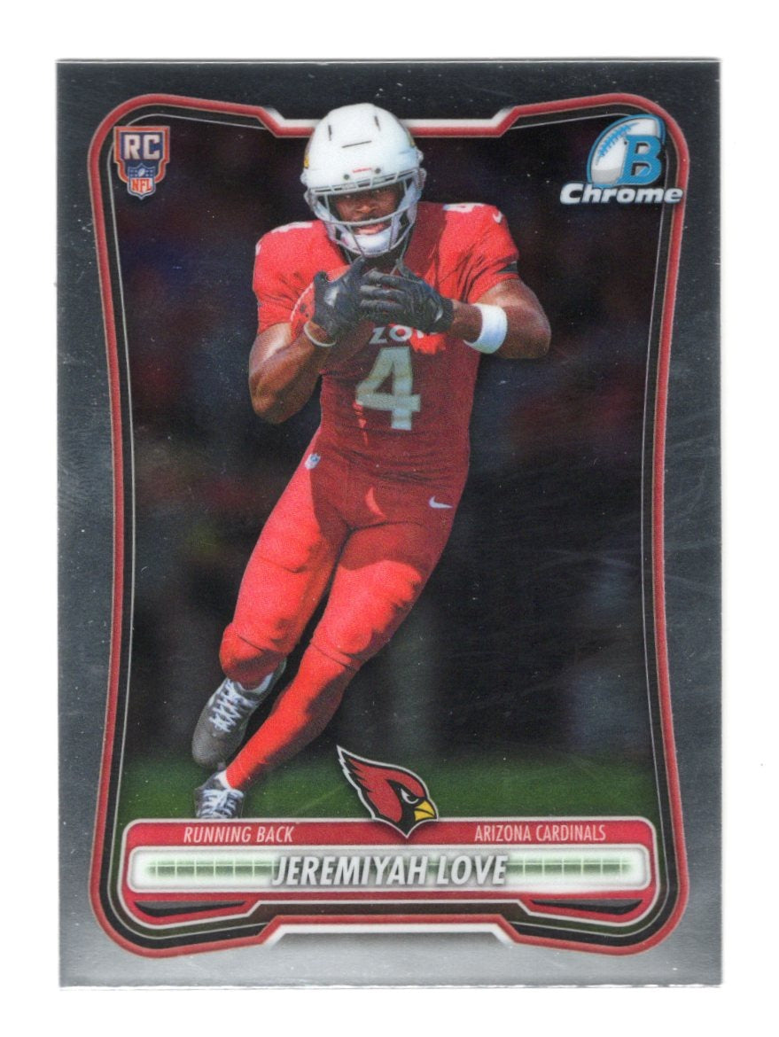 2026 Bowman Jeremiyah Love Card Chrome Arizona Cardinals