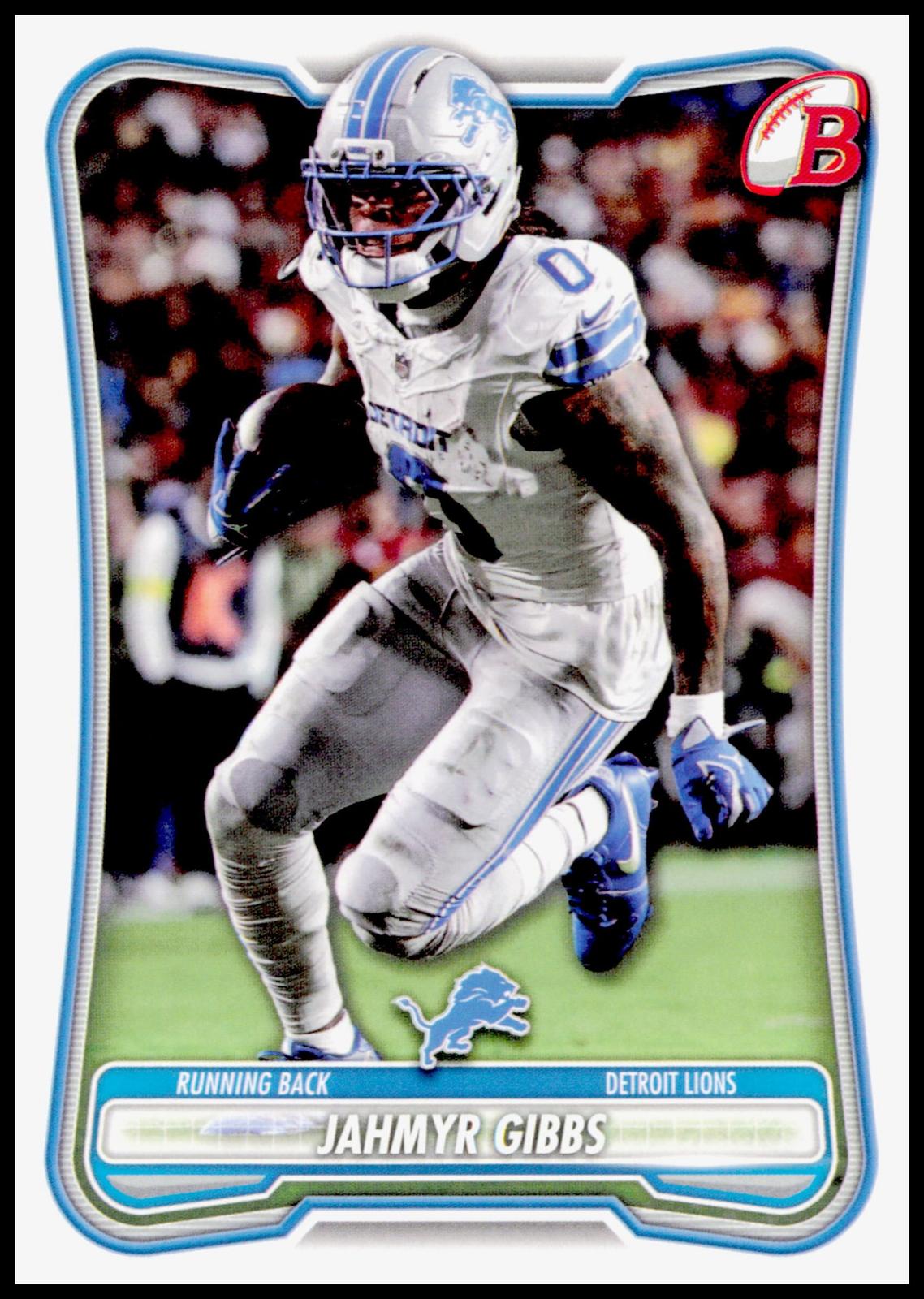 2026 Bowman Jahmyr Gibbs Card Detroit Lions