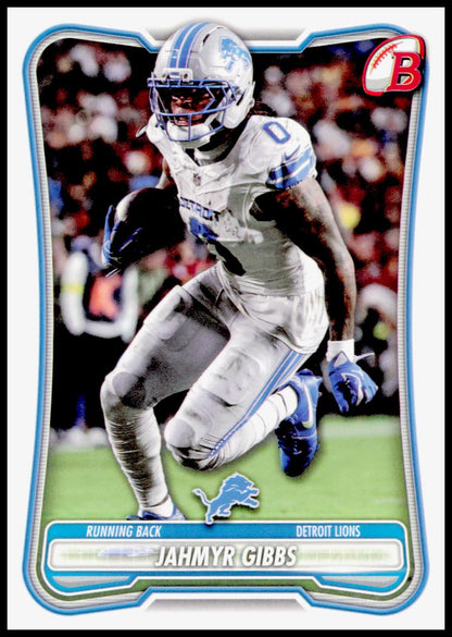 2026 Bowman Jahmyr Gibbs Card Detroit Lions