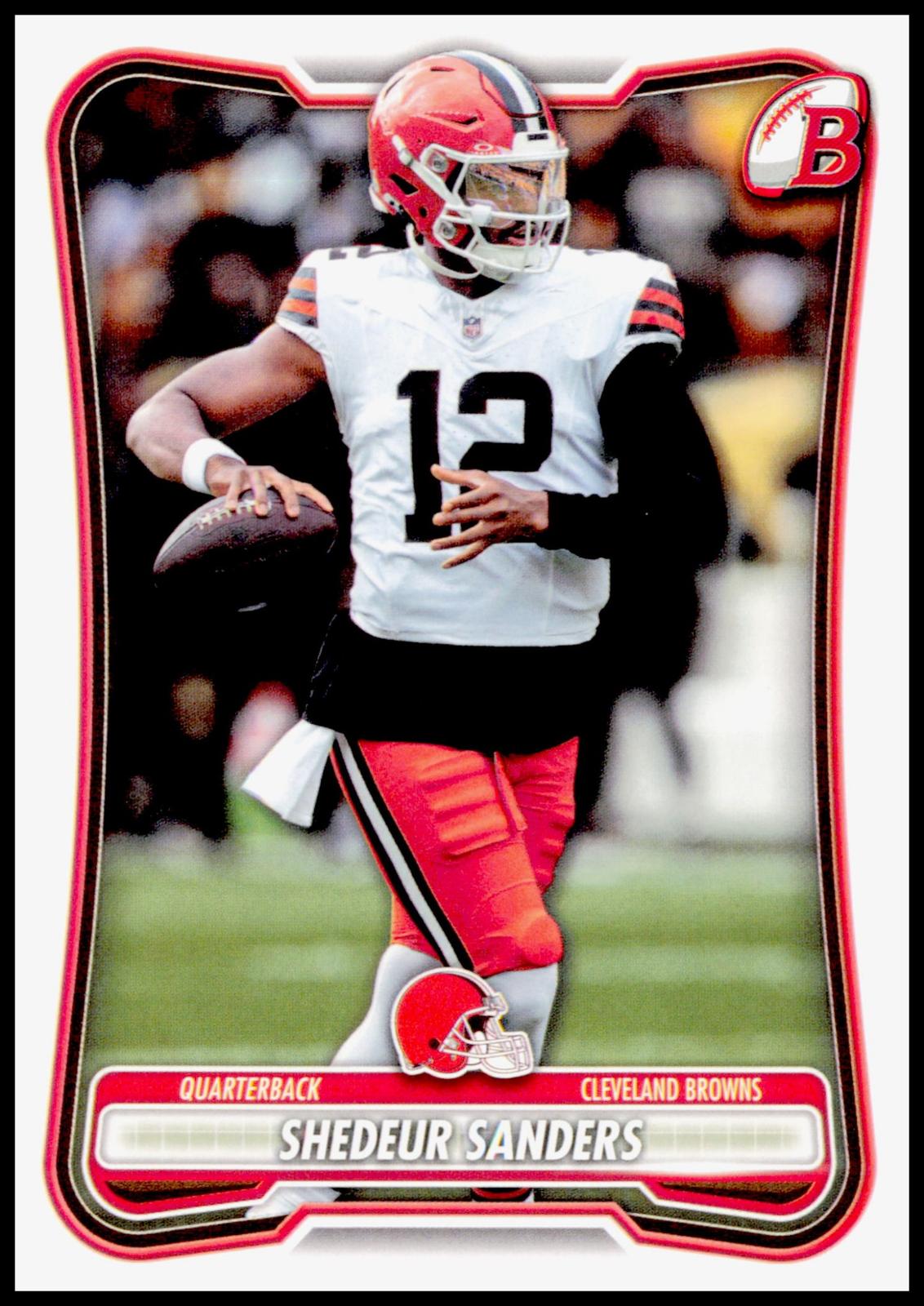 2026 Bowman Shedeur Sanders Card Cleveland Browns