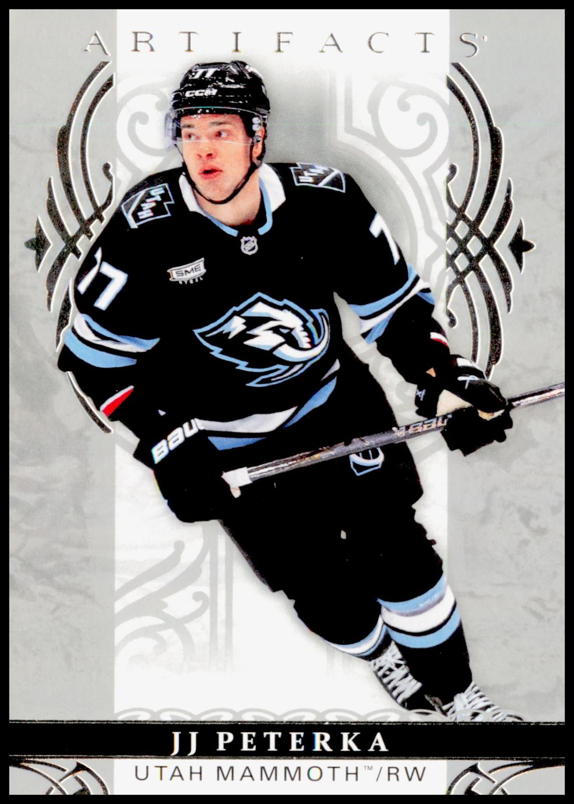 2026-27 Upper Deck Artifacts JJ Peterka Card Utah Mammoth