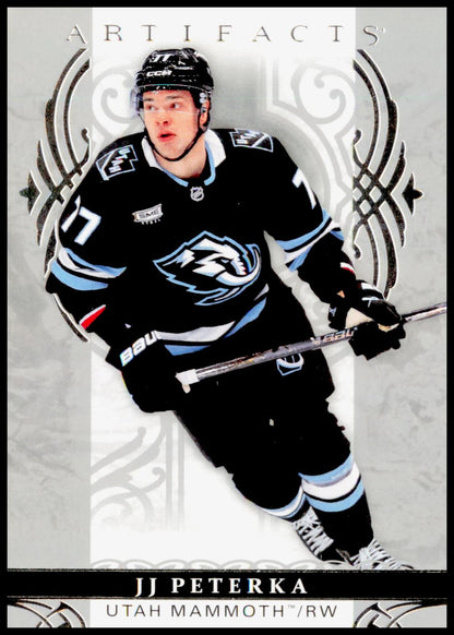 2026-27 Upper Deck Artifacts JJ Peterka Card Utah Mammoth