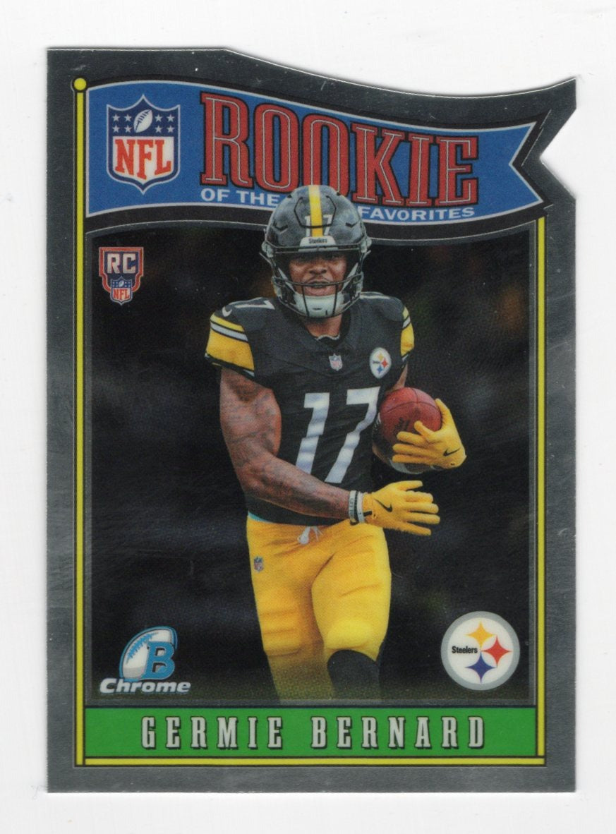 2026 Bowman Germie Bernard Card Rookie of the Year Favorites  Steelers