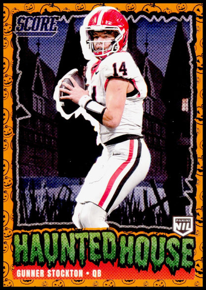2026 Panini Score A Treat Gunner Stockton #236 Haunted House Georgia Pumpkins