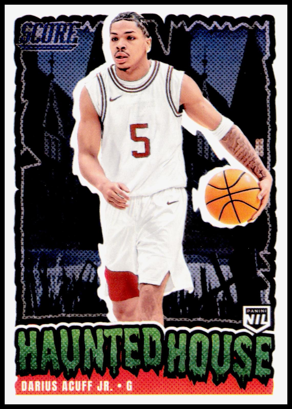2026 Panini Score A Treat Darius Acuff Jr #207 Haunted House NIL Arkansas SP
