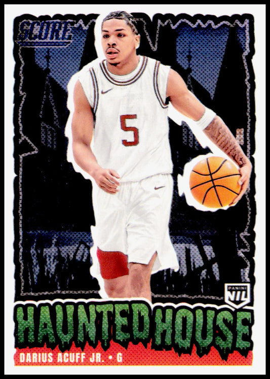 2026 Panini Score A Treat Darius Acuff Jr #207 Haunted House NIL Arkansas SP