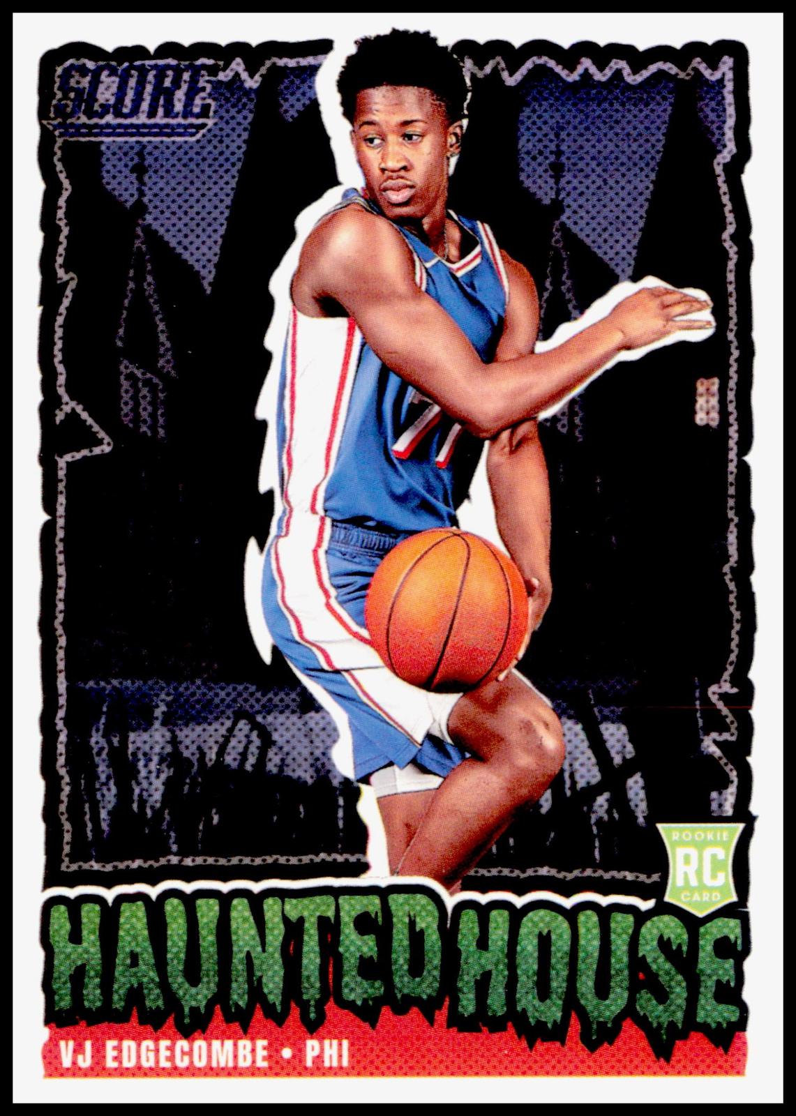 2026 Panini Score A Treat VJ Edgecombe #205 Haunted House RC 76ers Draft SP