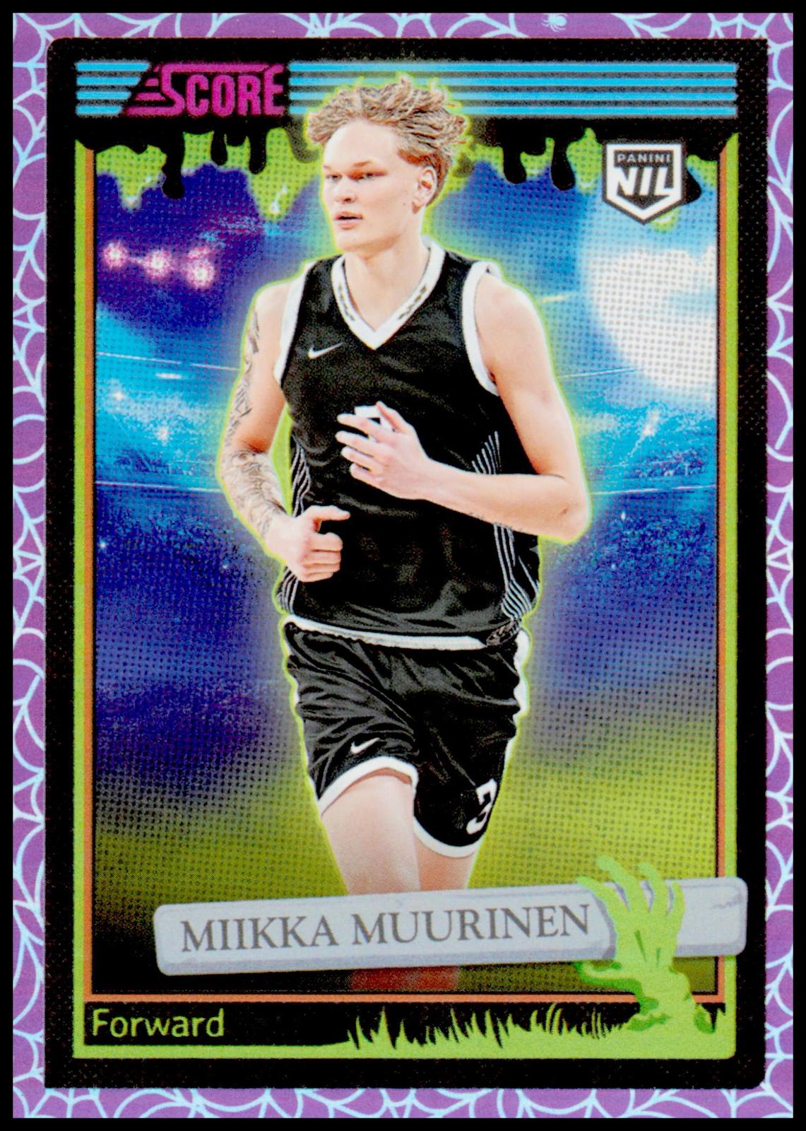 2026 Score-A-Treat Miikka Muurinen Card Holo Webs NIL
