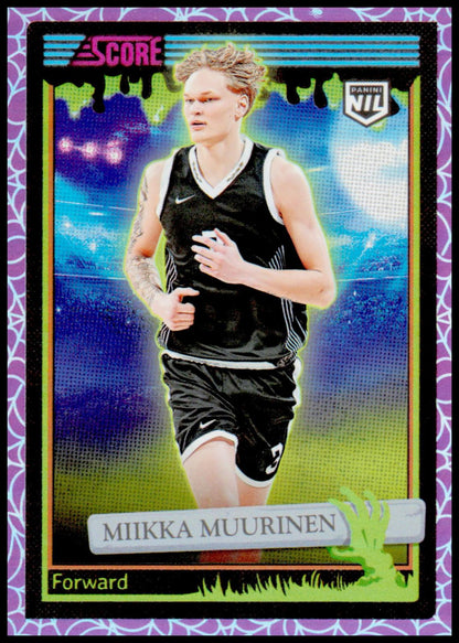 2026 Score-A-Treat Miikka Muurinen Card Holo Webs NIL